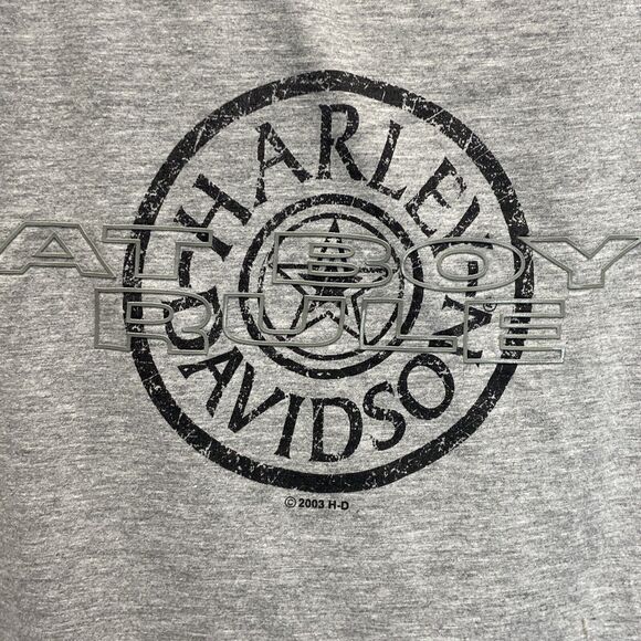 Harley Davidson Sae Paulo Brazil T Shirt Gray Men’s Size XL Embroidered - Picture 2 of 6